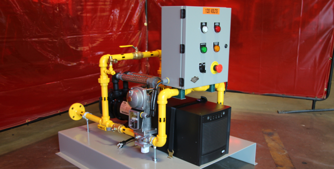 BoosterWorx E101-P for indoor generator projects with UPS (Uninterrupted Power Supply).