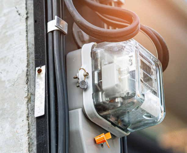 photo of outdoor electricity box