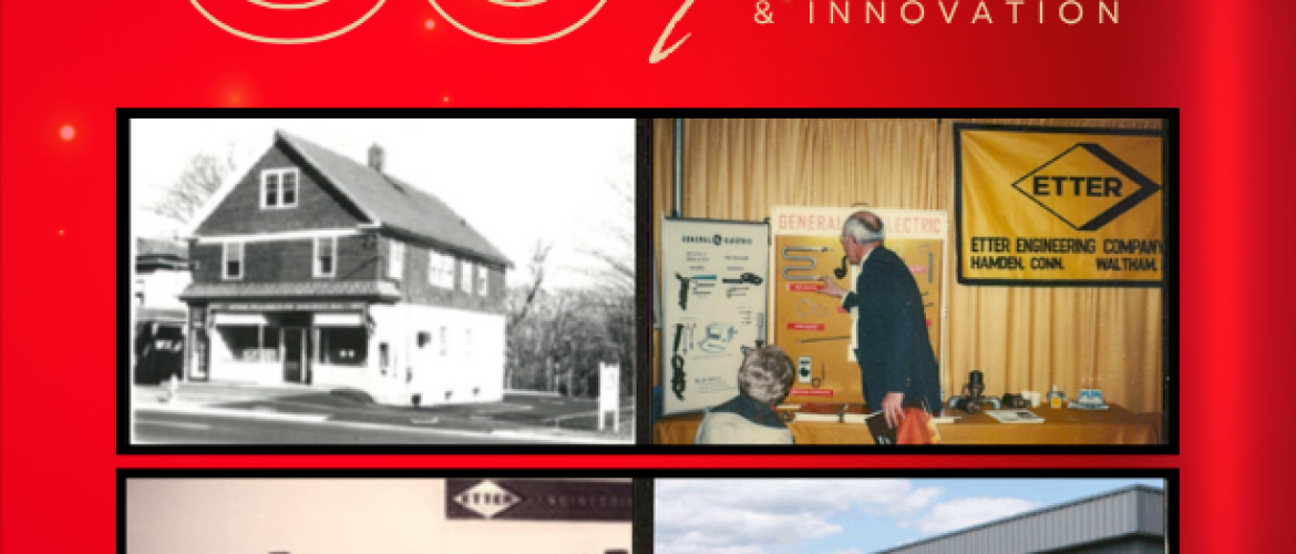 graphic of ETTER Engineering celebrating 85 years in service
